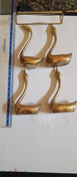 vintage brass Ducks gift 100 for all 6