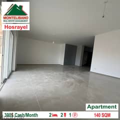 Apartment for rent in Hosrayel!!