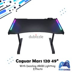 Cougar Mars 120 49" Gaming Desk with Dazzling ARGB Lightting Effects