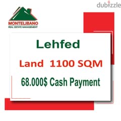 68000$!!! Land for sale in Lehfed!!!