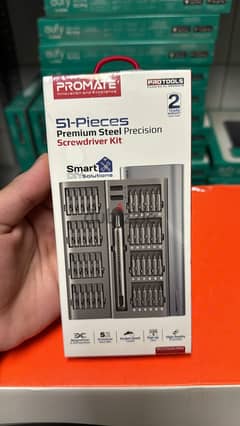 Promate 51-pieces premium steel precision screwdriver kit 0