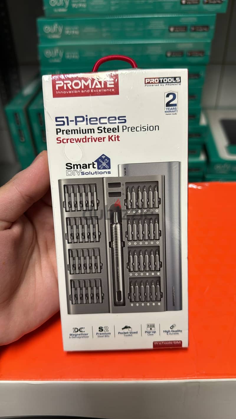 Promate 51-pieces premium steel precision screwdriver kit exclusive & 1