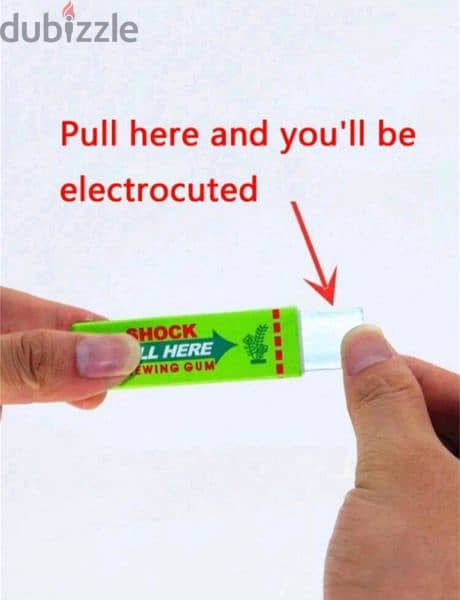 funny prank electric gum 2