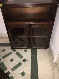 tv unit antique $20 good condition real wood