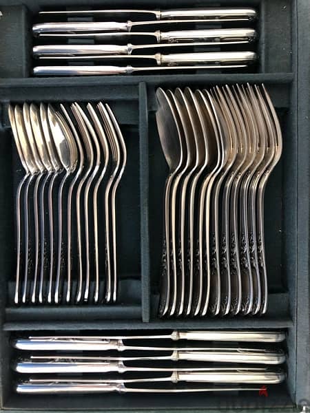 Ercuis 36 pcs silverplated flatware set 1