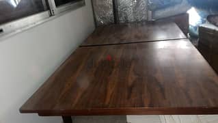 Vintage wooden dining table