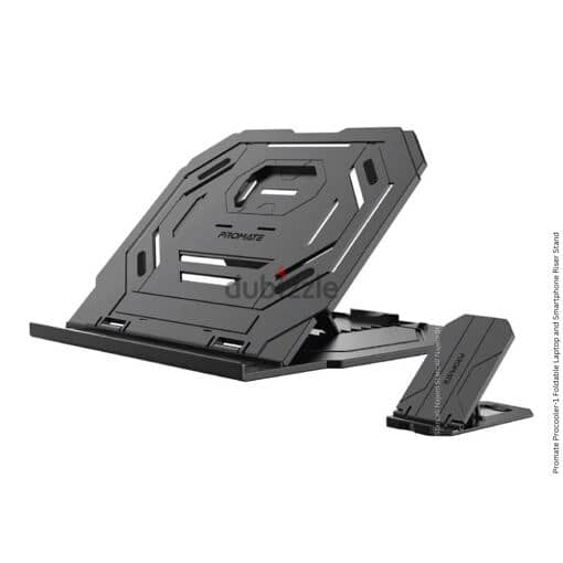 Promate Procooler-1 Foldable Laptop and Smartphone Riser Stand 1