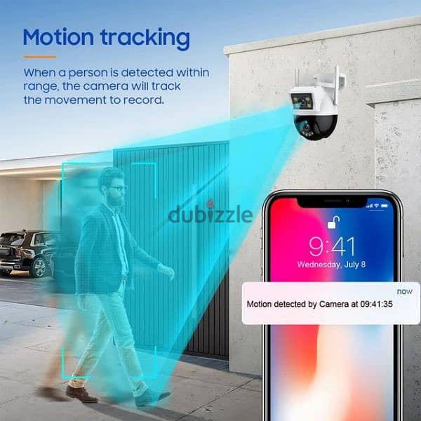 ip security camera  wireless dual lens 5 megapixel 6