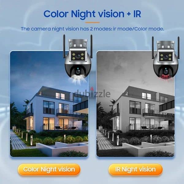 ip security camera  wireless dual lens 5 megapixel 8