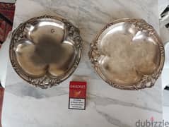2 decorative plates GALLIA (Christofle)