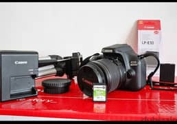 Canon 4000D DSLR camera with box