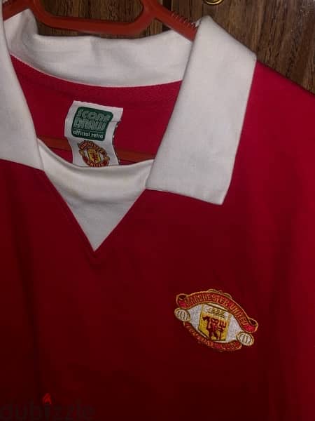 1972 Manchester United football jersey 3