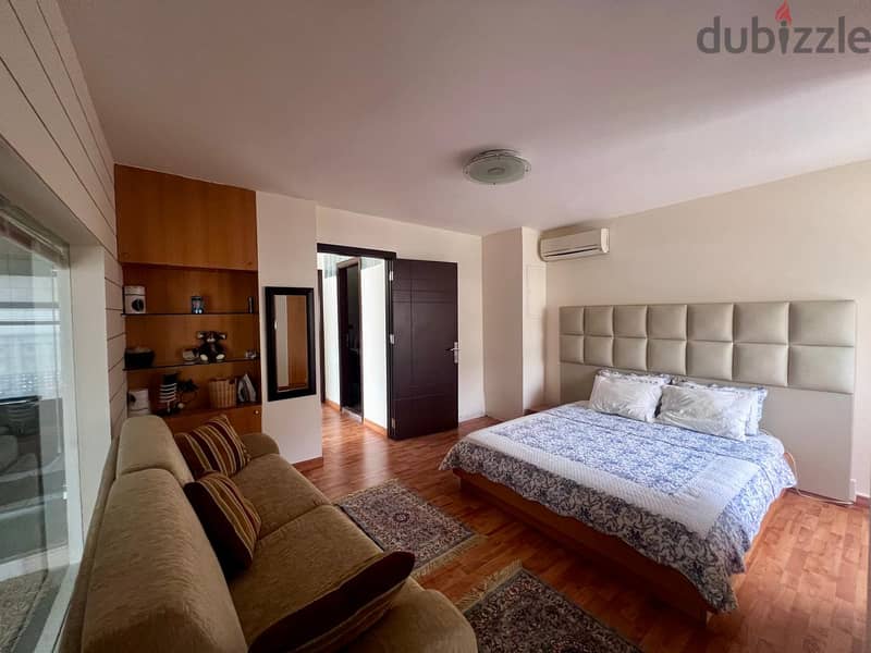 Furnished duplex for rent in Baabdat 12