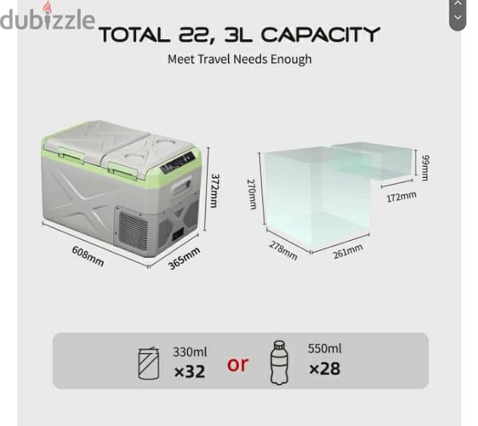 Alpicool XD35 22.3 Litre 12 V Portable Fridge /Freezer /3$ delivery 5