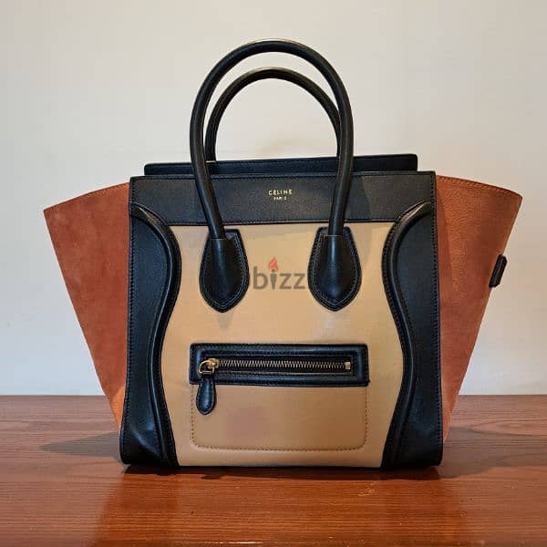 Celine Baby Grained Calfskin (Pre-Owned Handbag) 1