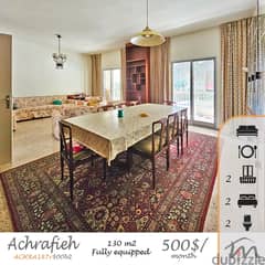 Ashrafieh | Furnished/Equipped 130m² | 2 Balconies | Elevator | Catch 0