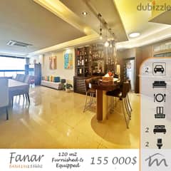 Fanar | Building Age 10 | Signature | Furnished 2 Bedrooms | 2 Parking