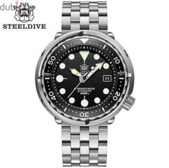 steeldive steel dive diving watches sd1970 sd1975 Seiko NH35 ساعة غطس 0