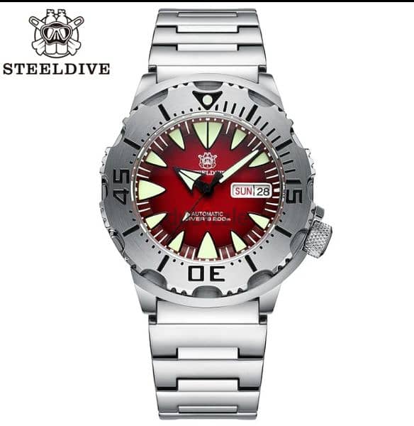 steeldive steel dive diving watches sd1970 sd1975 Seiko NH35 ساعة غطس 5