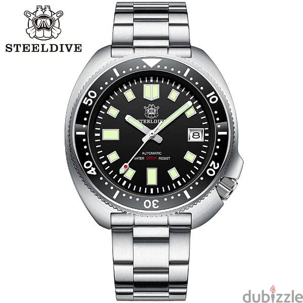 steeldive steel dive diving watches sd1970 sd1975 Seiko NH35 ساعة غطس 9