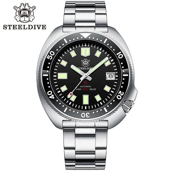 steeldive diving watches SD1970 SEIKO NH35 japanese movement ساعة غطس 1