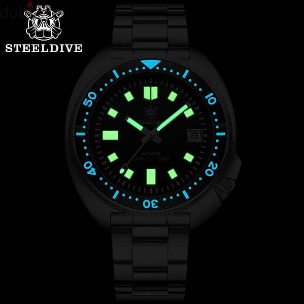 steeldive diving watches SD1970 SEIKO NH35 japanese movement ساعة غطس 2