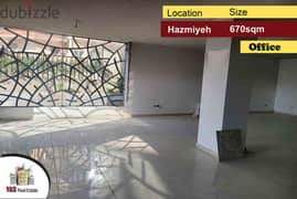 Hazmiyeh 670m2 | 80m2 terrace | Office | Ultra Prime Location | PA |