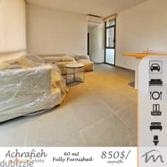 Ashrafieh | Brand New Furnished 1 Bedroom Apartment | New Building