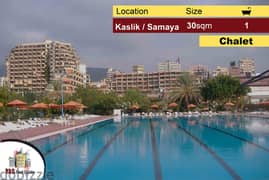 Kaslik / Samaya 30m2 | Luxury Chalet | Prime location | Sea View | EL