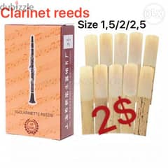 Reeds for saxophone and clarinet