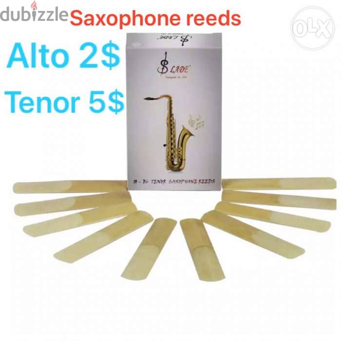 Reeds for saxophone and clarinet 1