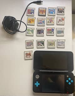 Nintendo 2ds xl black and turquoise collector edition