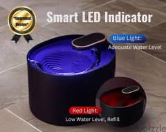 Smart LED Automatic Pet Water Dispenser, 3L Large Capacity 0