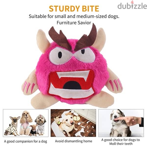 NEILDEN Upgrade Interactive Squeaky Dog Toys Plush Puppy 5