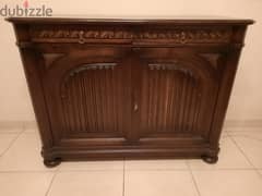 Dining room cabinet. Antique Spanish wood. 0