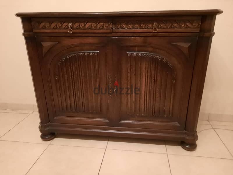 Dining room cabinet. Antique Spanish wood. 2