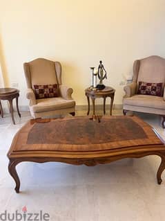 high quality wooden living room set