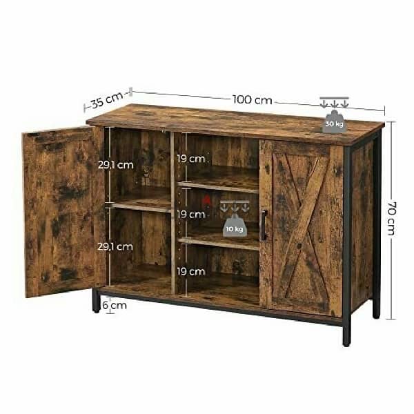 Buffet Table, Sideboard, Storage Cabinet 3