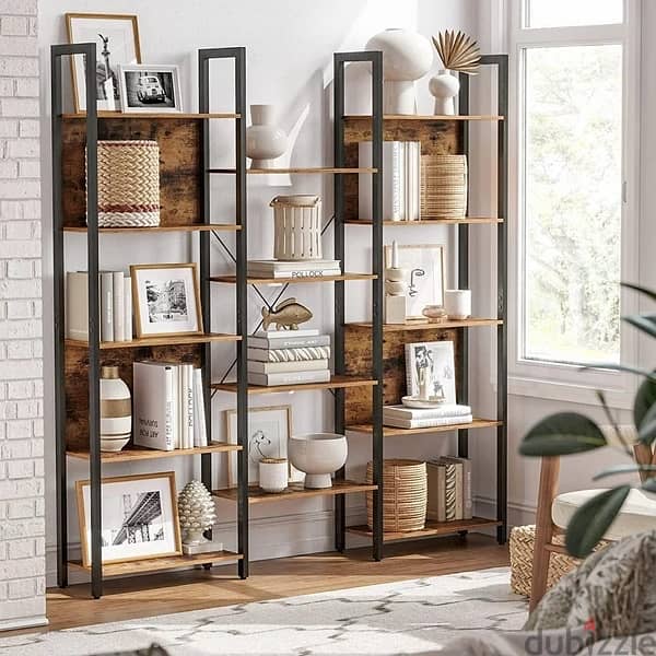 Bookcase, Bookshelf with 14 Shelves 5