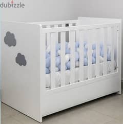 wooden baby bed 0