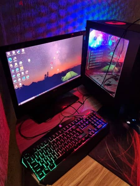 Full Gaming PC + Screen + keyboard + mouse 3