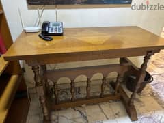 tv table and dining table