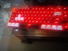 gaming keyboard hyperx great condition