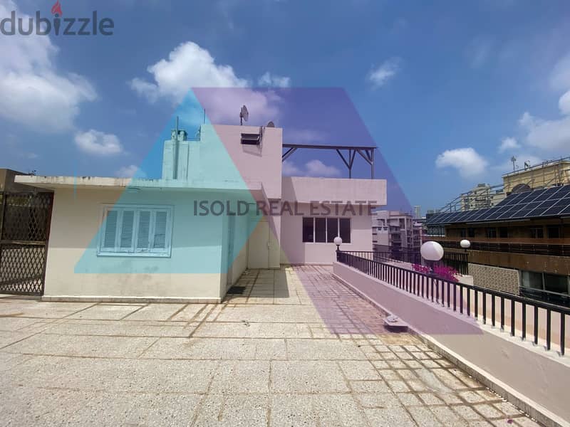 Spacious 300 m2 office with 200m2 terrace for rent in Forn el Chebak 1