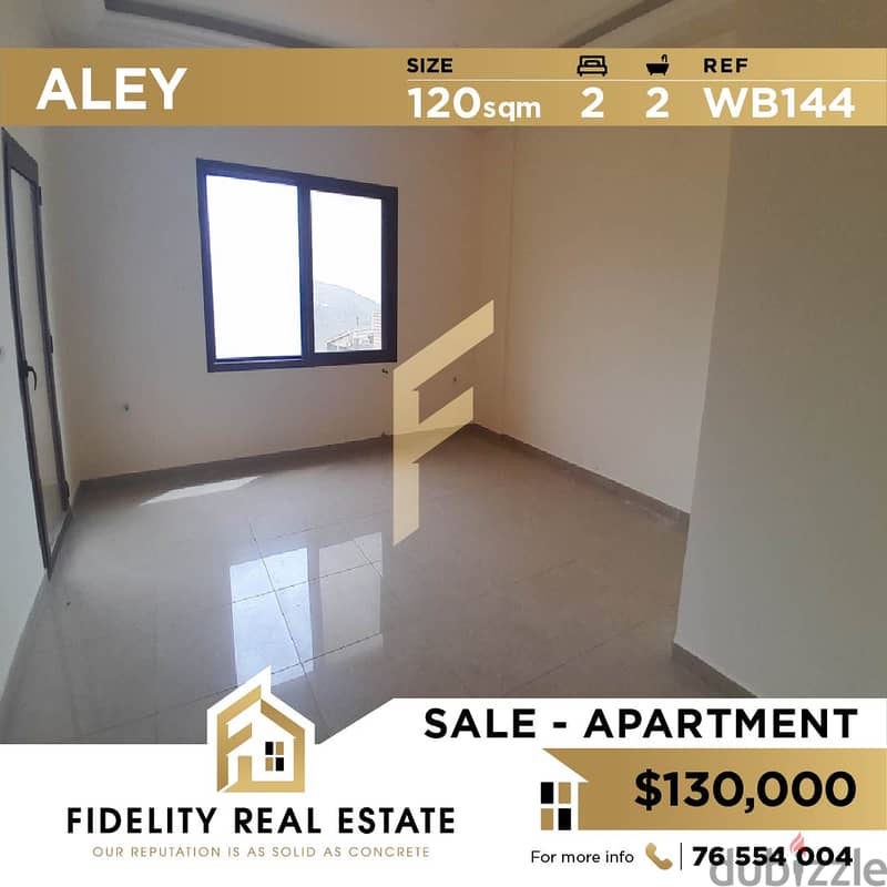 Apartment for sale in Aley Ketani WB144 0