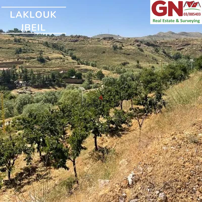 Land For Sale in Laklouk 835m2 only for 65,000$ ارض في القلوق 1
