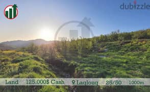 Land for sale in Laqlouq with Open View!