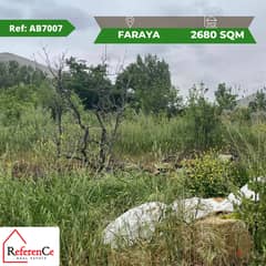 Prime land in Faraya for sale أرض للبيع في فاريا 0