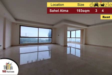 Sahel Alma 193m2 | Rent | High End | Quiet Street | IV ELO |