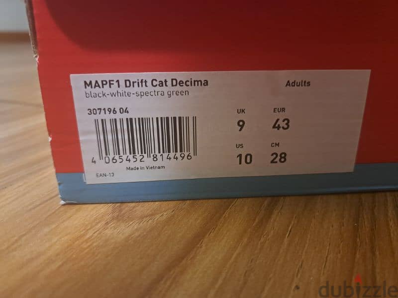 MAPF1 Drift Cat shoes 42.5 3